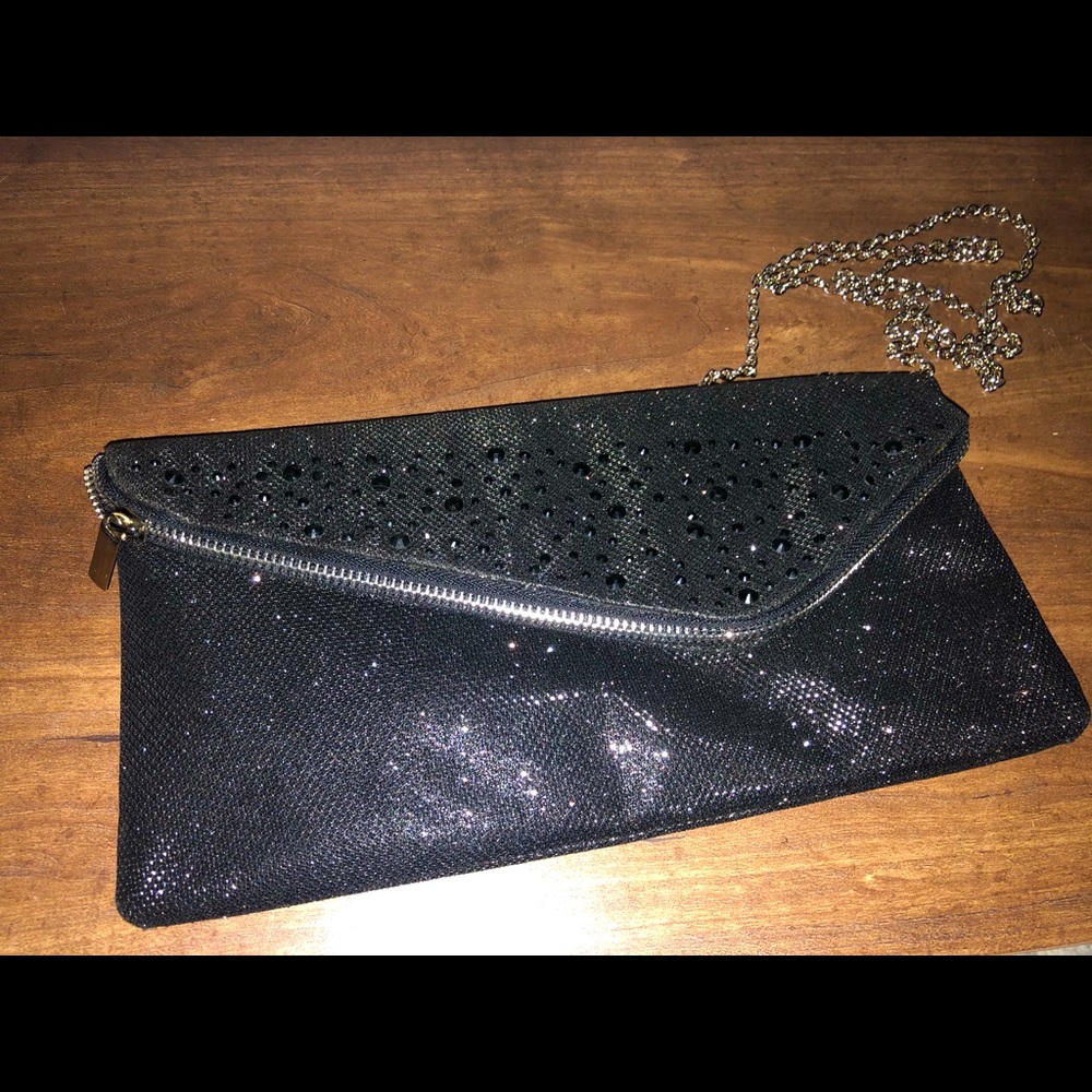 Jeannie Lotte Black Diamond Envelope Clutch